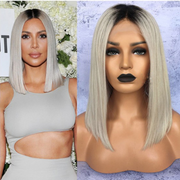 Silver-Grey Short Wig – Bold, Modern, Effortlessly Cool