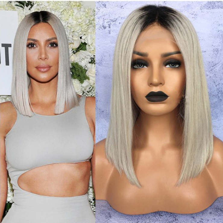 Silver-Grey Short Wig – Bold, Modern, Effortlessly Cool