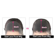 Toned Blonde & Platinum Lace Frontal Wig back view