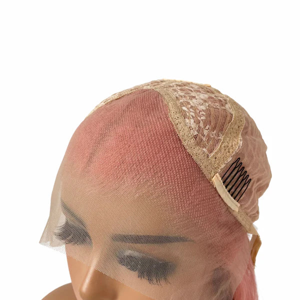 Light Pink Lace Frontal Wig – Sweet, Soft & Boldly Beautiful