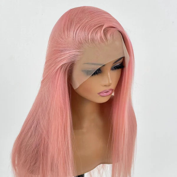 Light Pink Lace Frontal Wig – Sweet, Soft & Boldly Beautiful