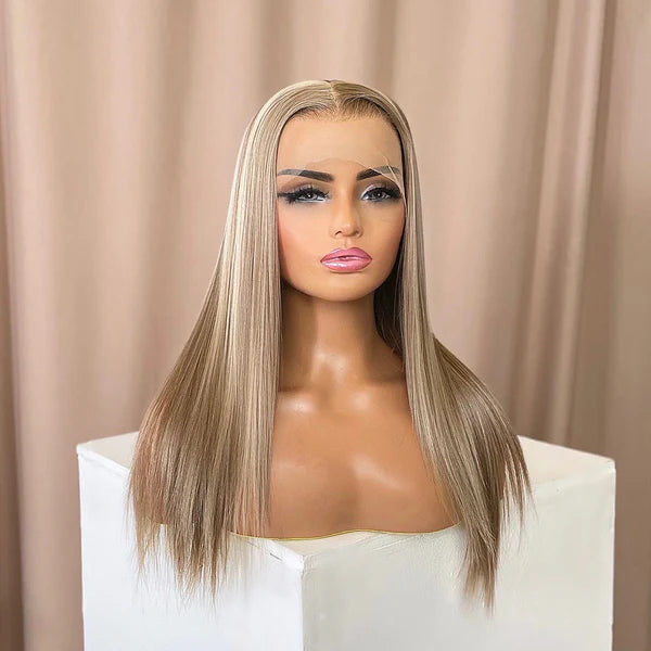 Blonde Highlighted Lace Frontal Wig – Light Up the Room