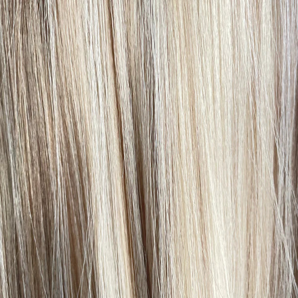 Highlighted Lace Frontal Wig back view with natural shine