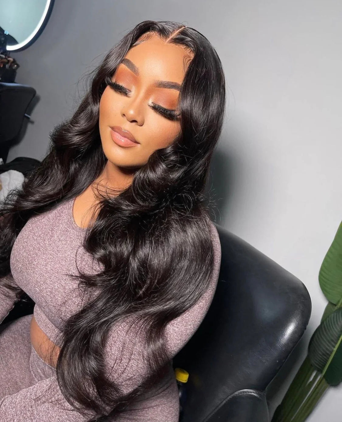 5x5 Invisible HD Lace Closure Wig – body wave texture