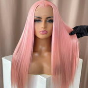 Light Pink Lace Frontal Wig – Sweet, Soft & Boldly Beautiful