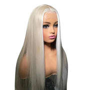Toned Blonde & Platinum Lace Frontal Wig side view