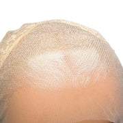Model wearing Toned Blonde & Platinum Lace Frontal Wig