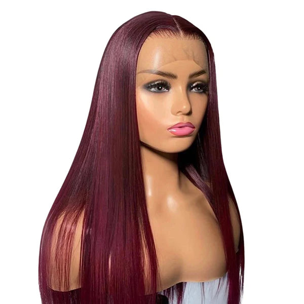 Ombré Red Lace Frontal Wig – Bold Color, Flawless Confidence