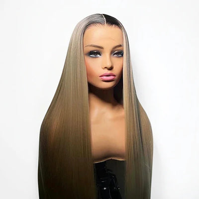 Natural Root Blonde Pre-plucked Lace Wig – Realistic Blonde Wig for Women