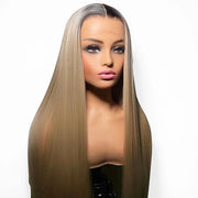 Natural Root Blonde Pre-plucked Lace Wig – Realistic Blonde Wig for Women