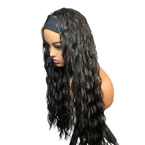 Deep Wavy Grab and Go Headband Wig