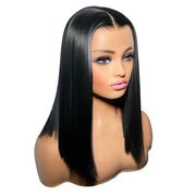 Jet Black Lace Front Bob Wig 13x4 HD