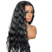 Loose Wavy Lace Frontal Wig side angle