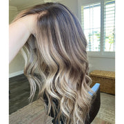 Brunette to Honey Balayage Lace Front Wig