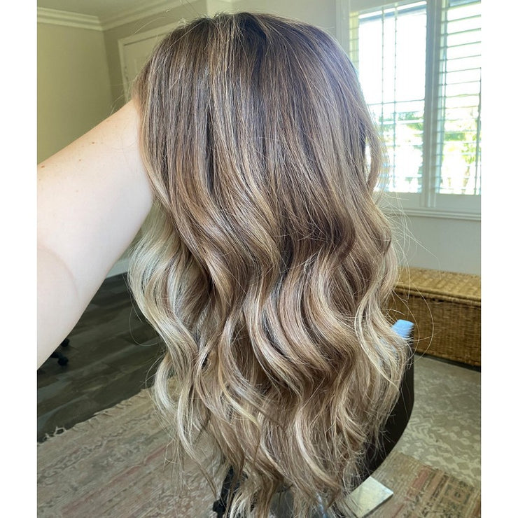 Brunette to Honey Balayage Lace Front Wig