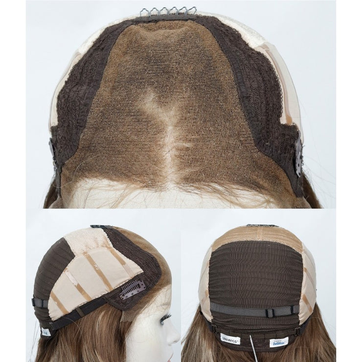 Brunette to Honey Balayage Lace Front Wig