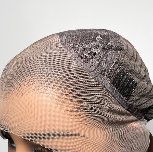 Dark Brown Body Wave Wig Pre-Plucked Hairline